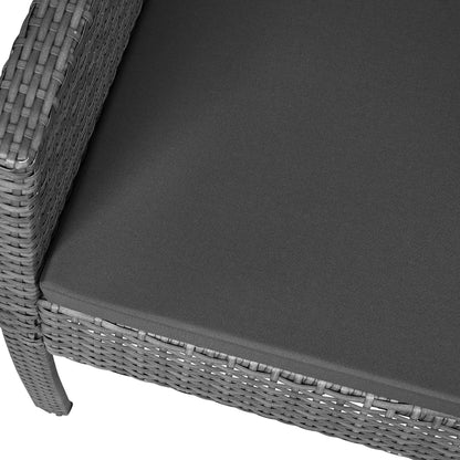 Waterproof Replacement Cushion Set for Rattan Chairs 3pc with Zipper Cover Durable, Easy Clean Seat Pads for Indoor/Outdoor Garden, Patio, Dining Room, Office Chairs & Sofas Water Repellent Polyester, Comfy Seat Pads, Replacement Bundle, Removable Cover