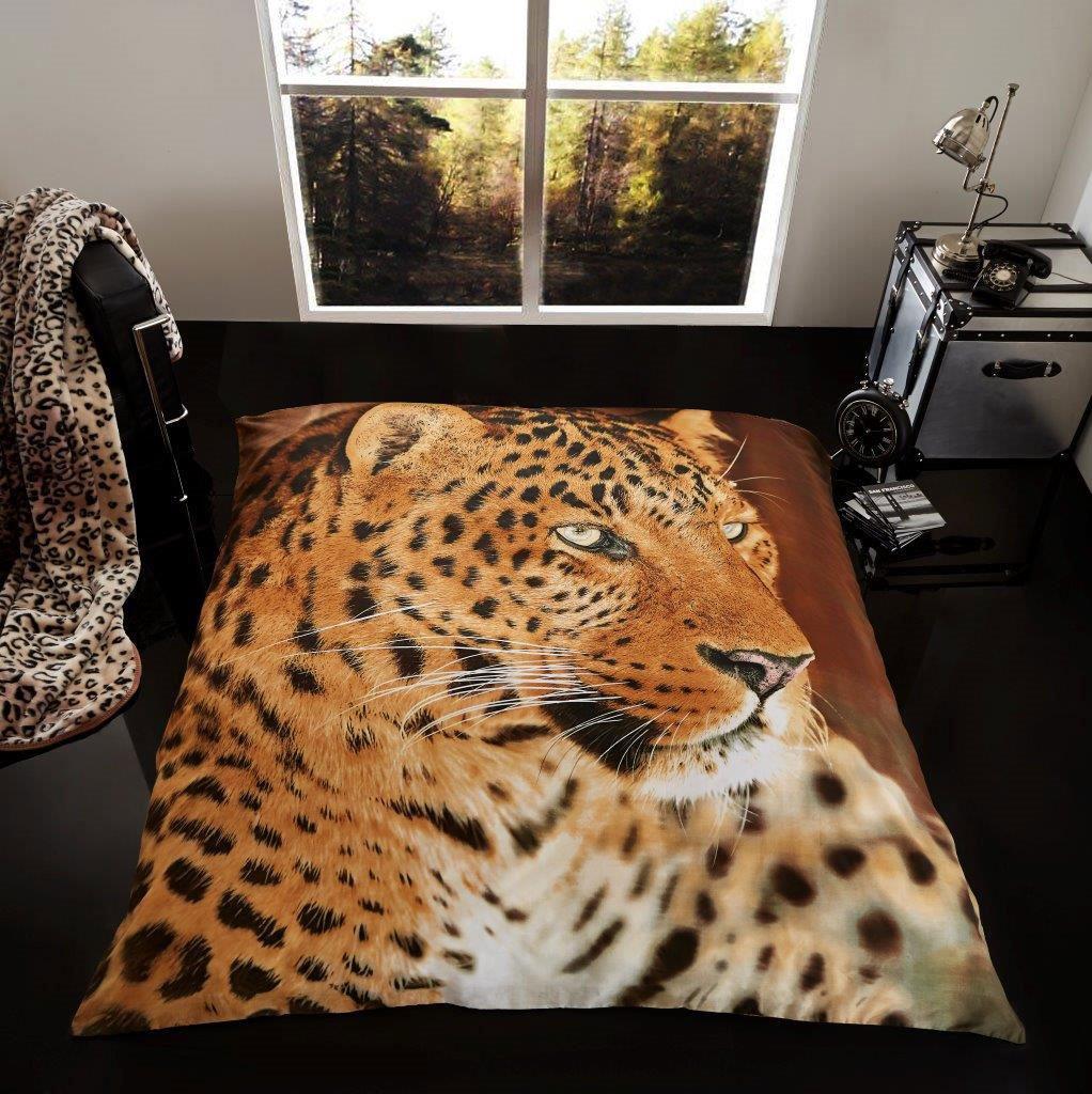 3D Animal Print Throw Soft Warm Faux Fur Fleece Sofa Bed Blanket Double King