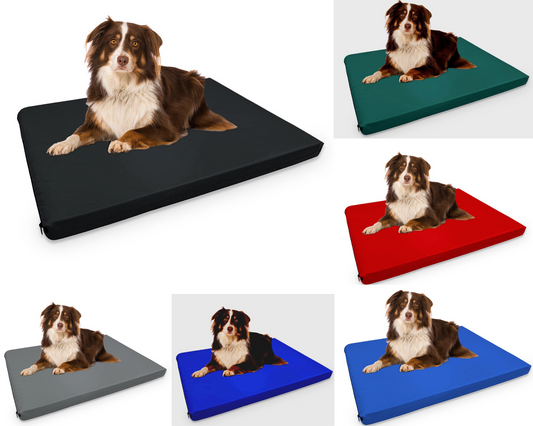 Waterproof Dog Bed Mattress Pet Cage Crate Mat Cat Pad Washable Cover