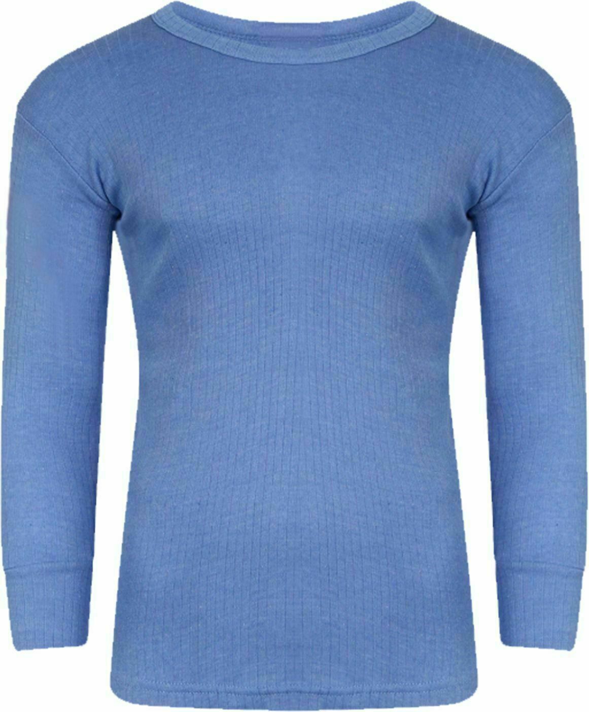 PACK OF 3 Mens Thermal Long Sleeves T-Shirts Warm Vests Winter Underwear Base Layer Top