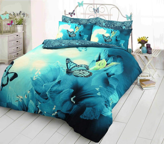 3D Animal Duvet Covers with Pillowcases Reversible Printed Quilt Cover Soft Polycotton Modern Bedding Sets for Adults & Kids
